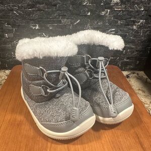 BMCiTYBM Toddler Winter Snow Boots Boys Girls  Baby Faux Fur Shoes Sz 5
